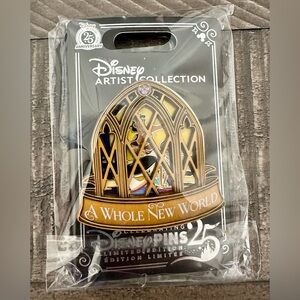 Aladdin Magnetic Pin-Disney Artist Collection by Jes Willis-Limited Edition